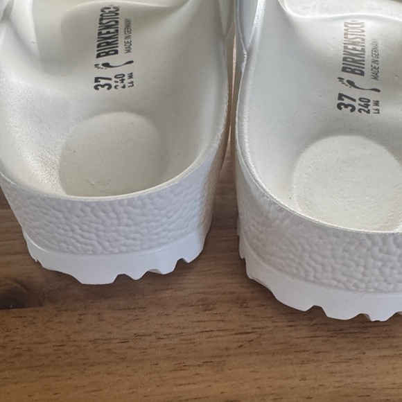 Birkenstock Classic White Slides - Picture 7 of 9